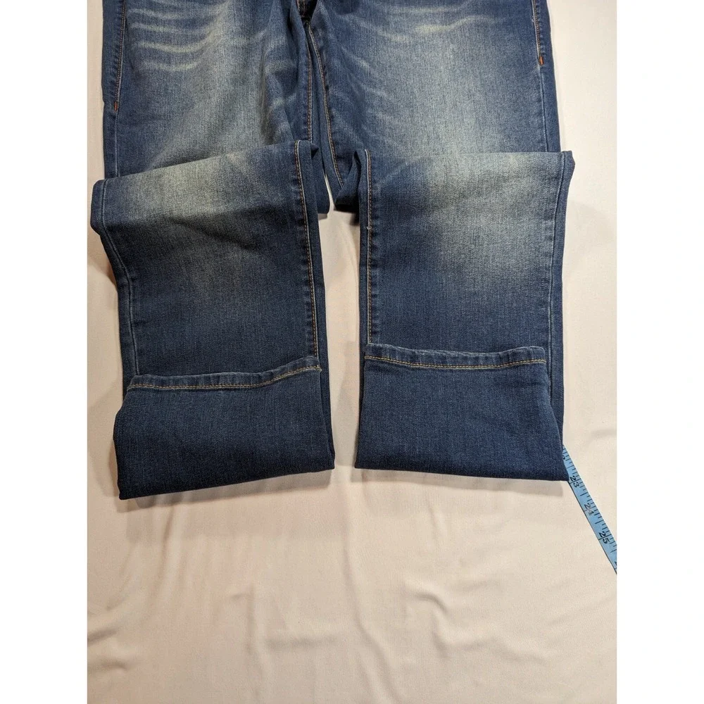 True Religion Jeans Mens 44x30 Blue Denim Rocco Relaxed‎ Skinny Flex Comfort